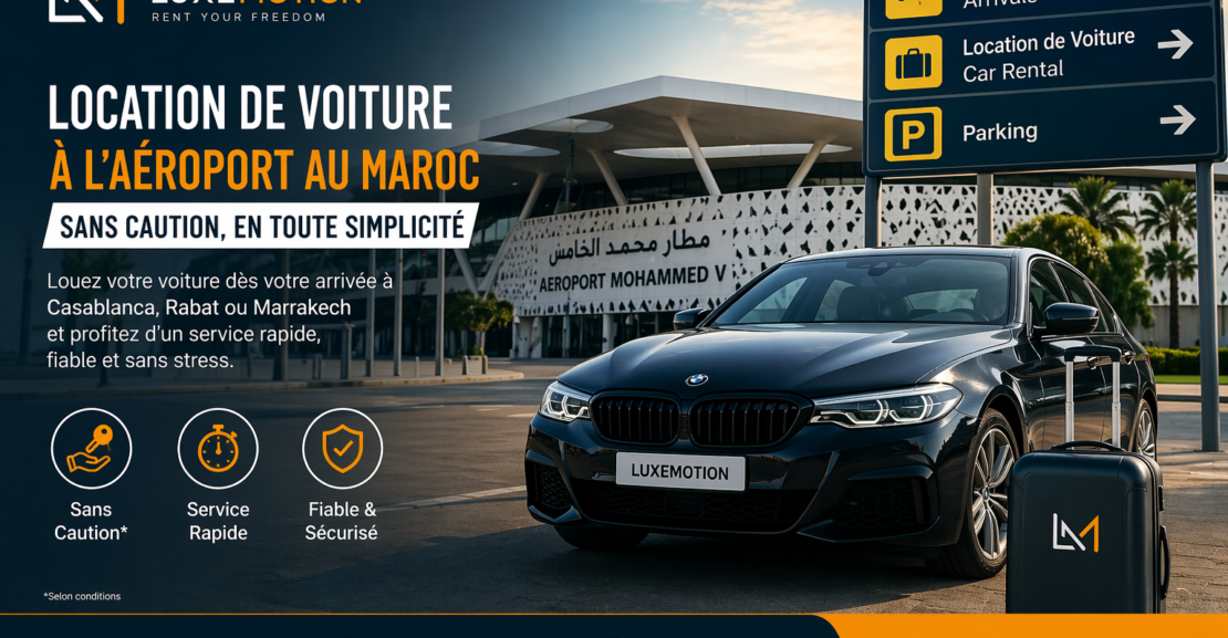 location voiture aeroport casablanca sans caution